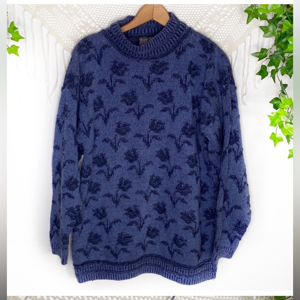 Vintage Paris Sport Club Oversized Sweater